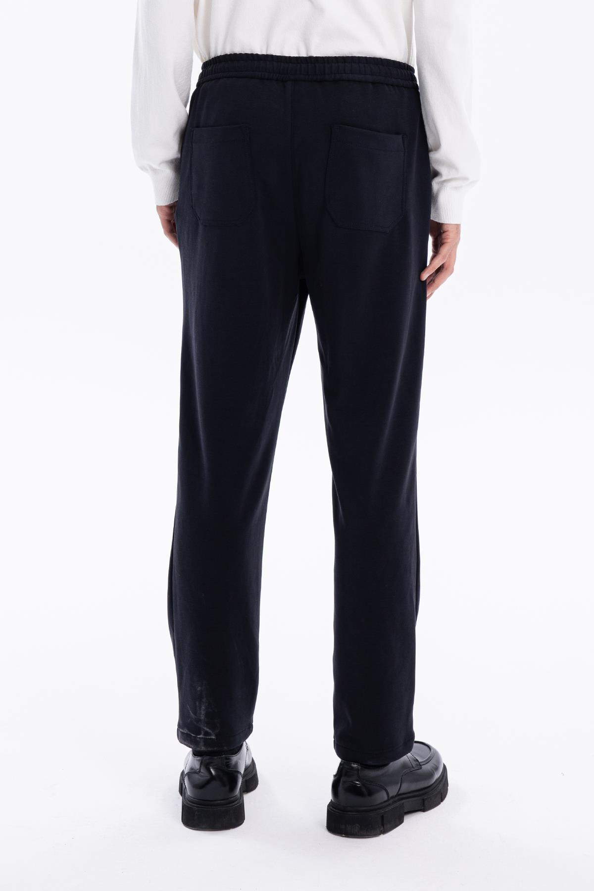 Lastikli Bel Düz Paça Jogger Erkek Pantolon