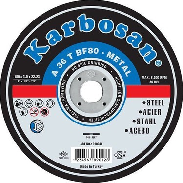 karbosan metal kesme taşı