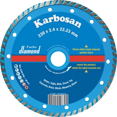 karbosan turbo elmas kesme taşı