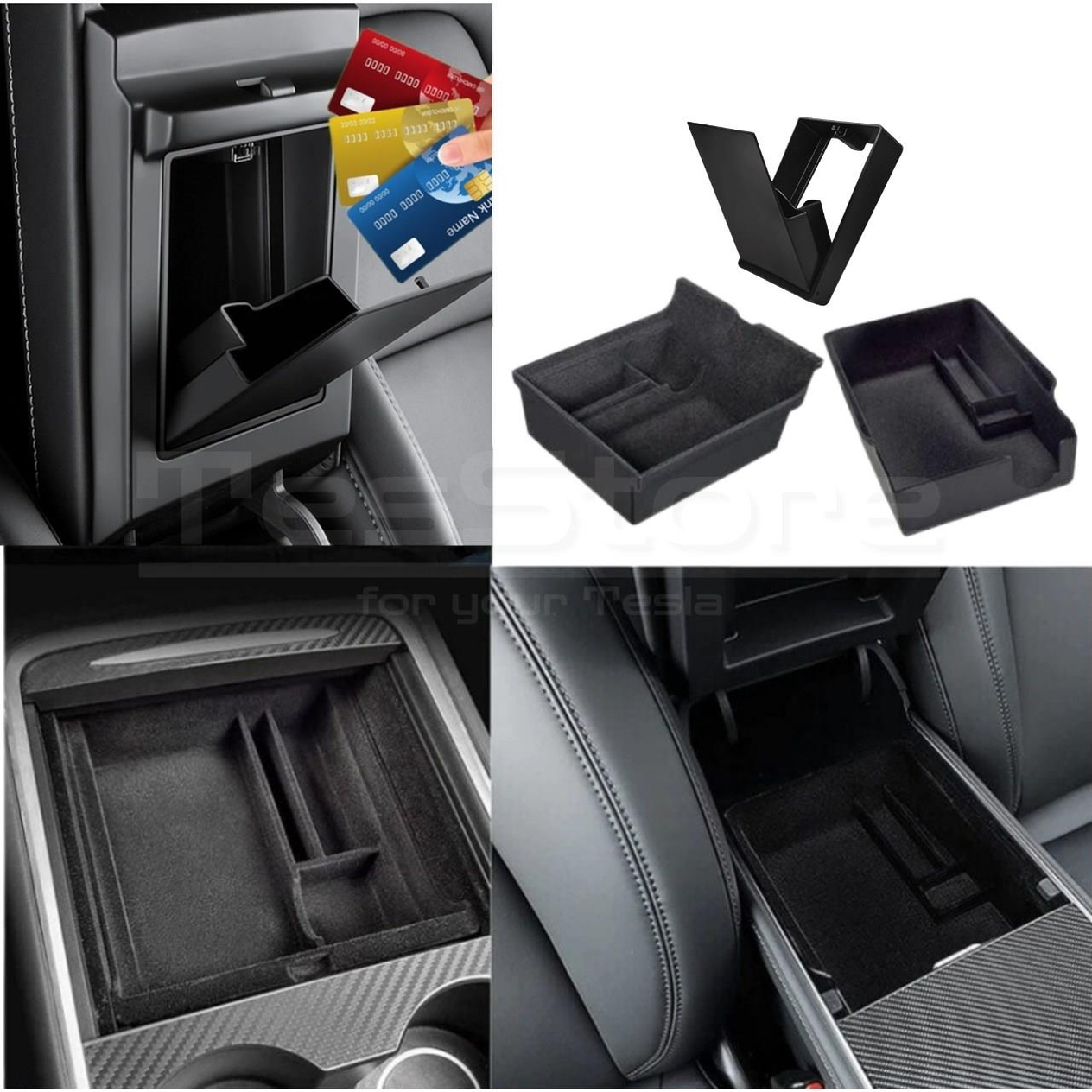 Tesla Model Y/3 Organizer Seti