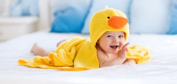 Bebek Banyosu Sonrası Bebek Banyosu Sonrası