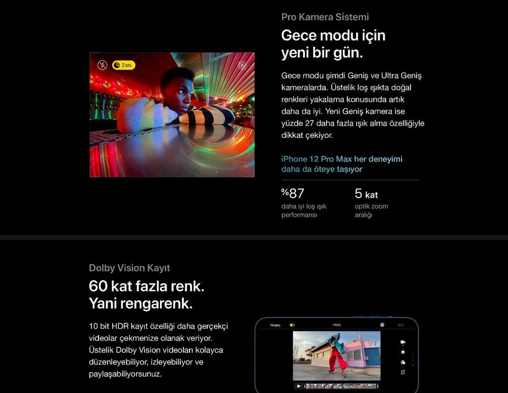 Yenilenmiş iPhone 12 Pro Max