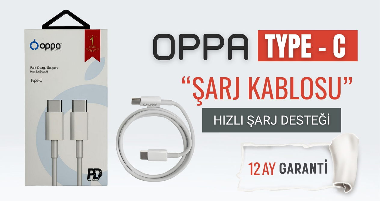 Oppa Type-C to Type-C-C 3A Kablo