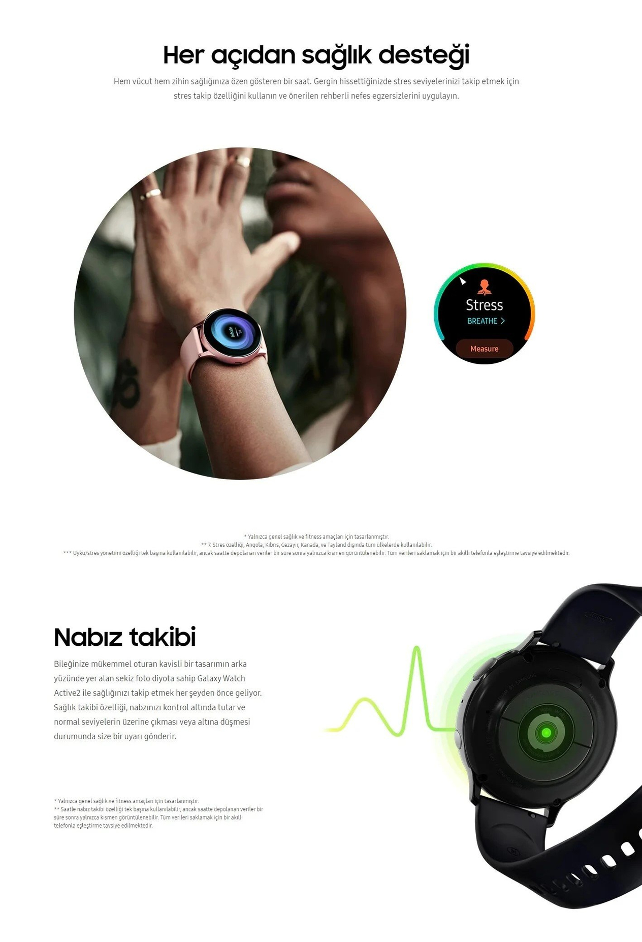 Yenilenmiş Samsung Galaxy Watch Active 2