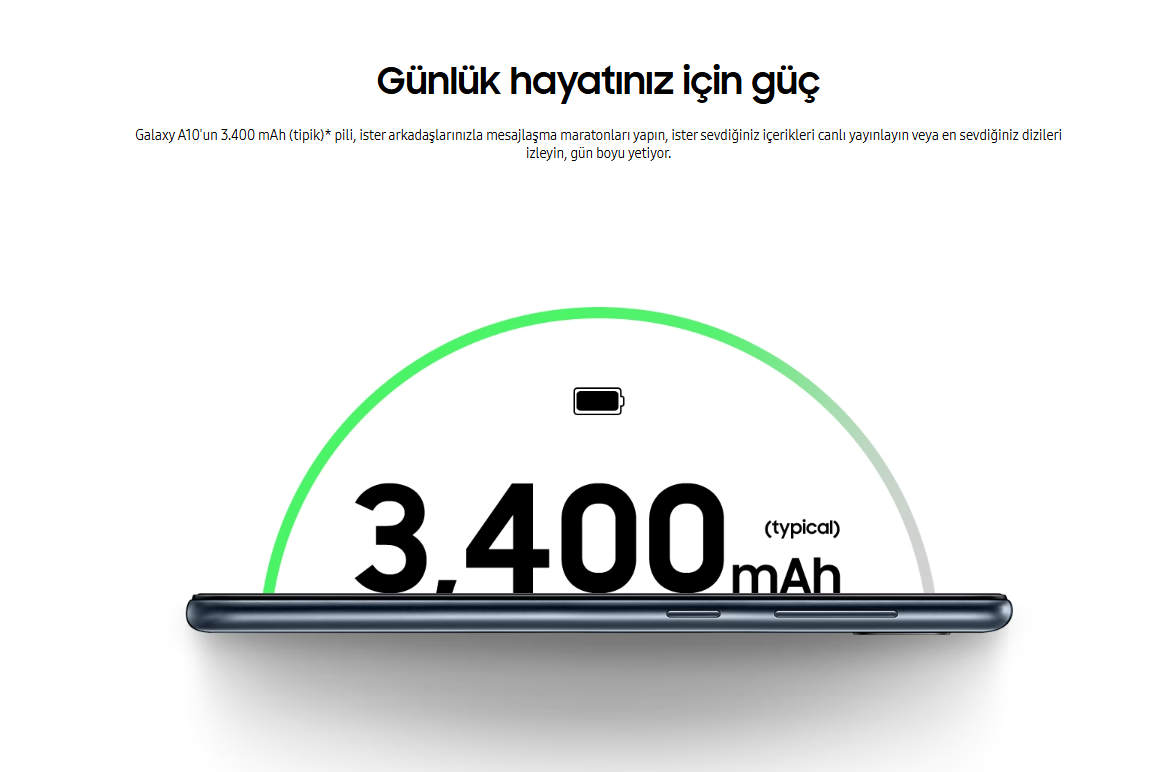 Yenilenmiş Samsung Galaxy A10 Batarya