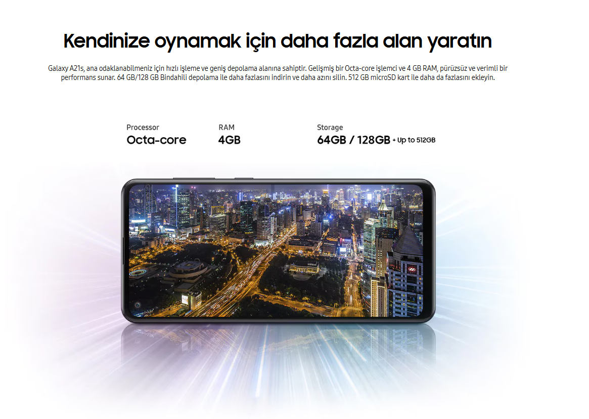 Yenilenmiş Samsung Galaxy A21s Performans