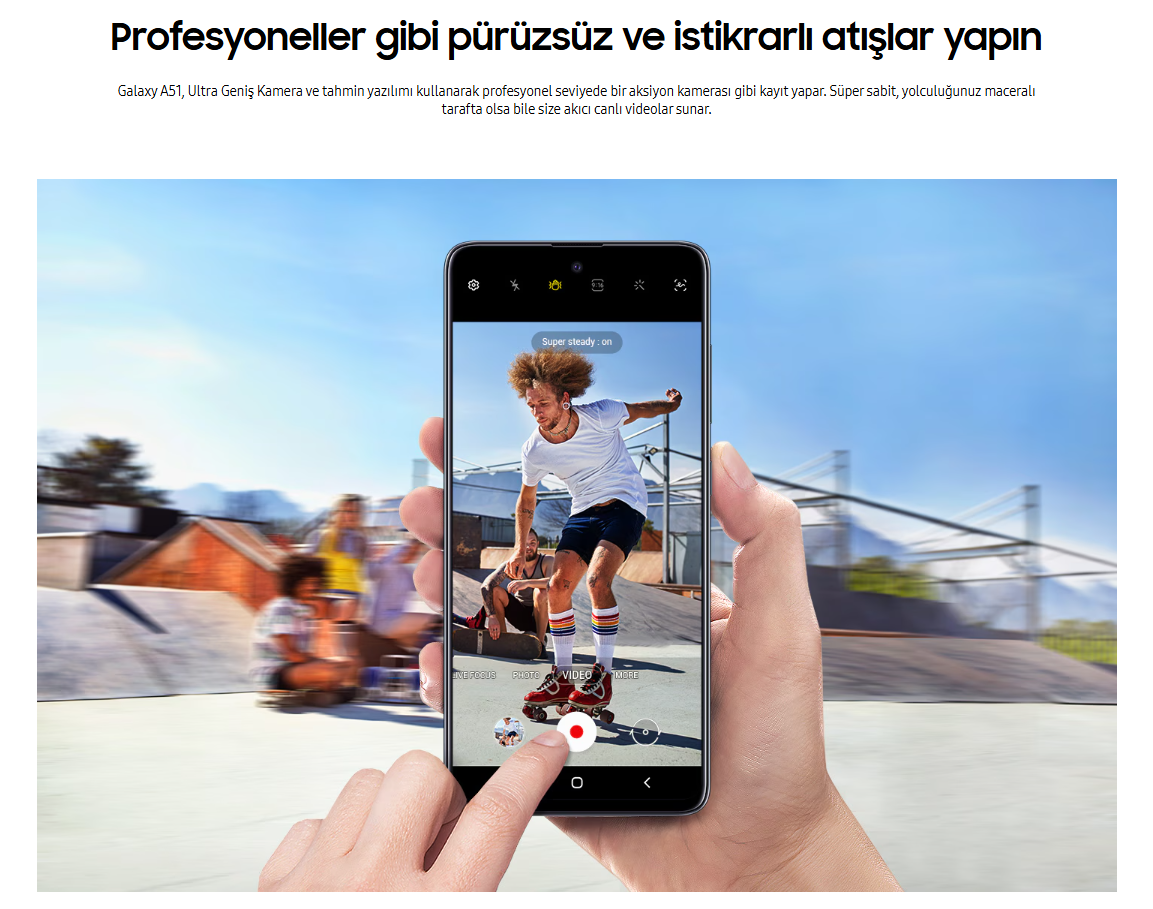 İkinci El Samsung Galaxy A51 Kamera