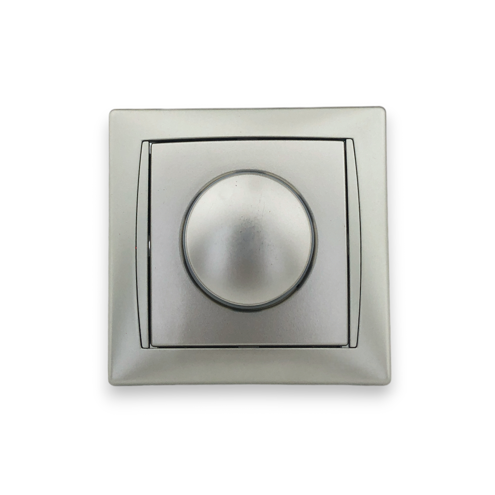 Titanyum Metalik Bej Sıva Altı Dimmer Anahtar 600 W