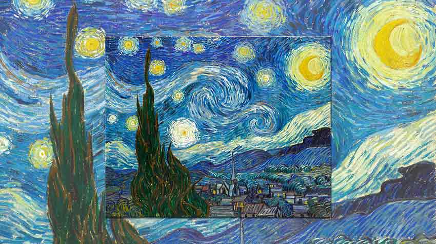 Vincent van Gogh Yıldızlı Gece Tablosu Analizi