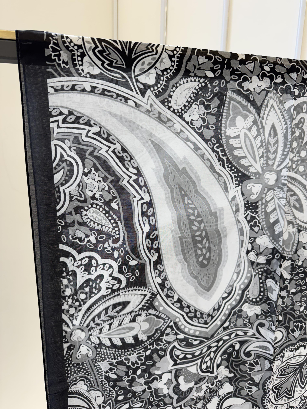 PAMUK EBRULİ DESENLİ ŞAL