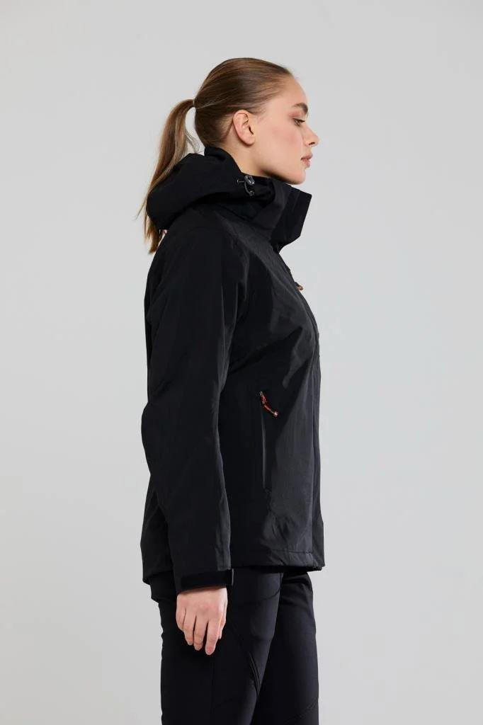 2As Sparkle Woman 3in1 Jacket Kadın Siyah Mont