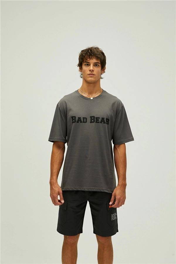 Bad Bear Title T-Shirt Erkek  Bisiklet Yaka Tshirt