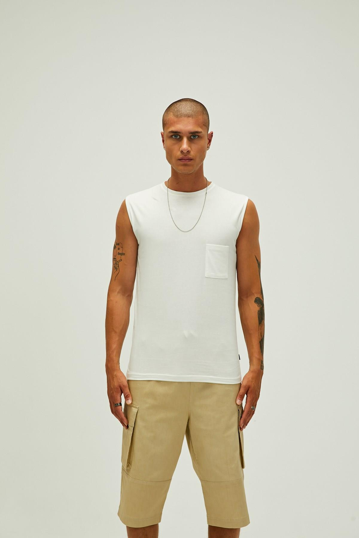 Bad Bear Tribe Tank-Top Erkek  Kolsuz Tshirt