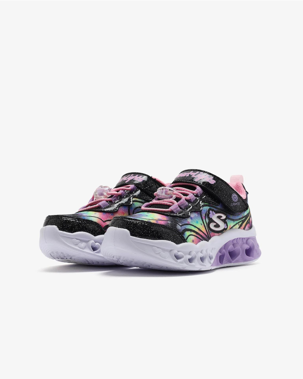 Skechers Flutter Heart Lights - Groovy Swirl Kız Çocuk  Spor Ayakkabı