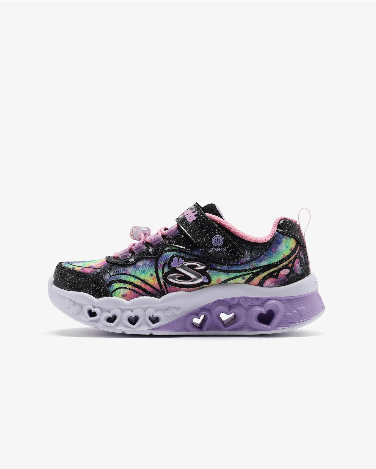 Skechers Flutter Heart Lights - Groovy Swirl Kız Çocuk  Spor Ayakkabı