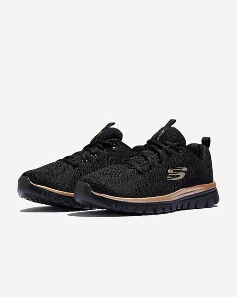 Skechers Graceful-Get Connected Kadın Siyah Spor Ayakkabı