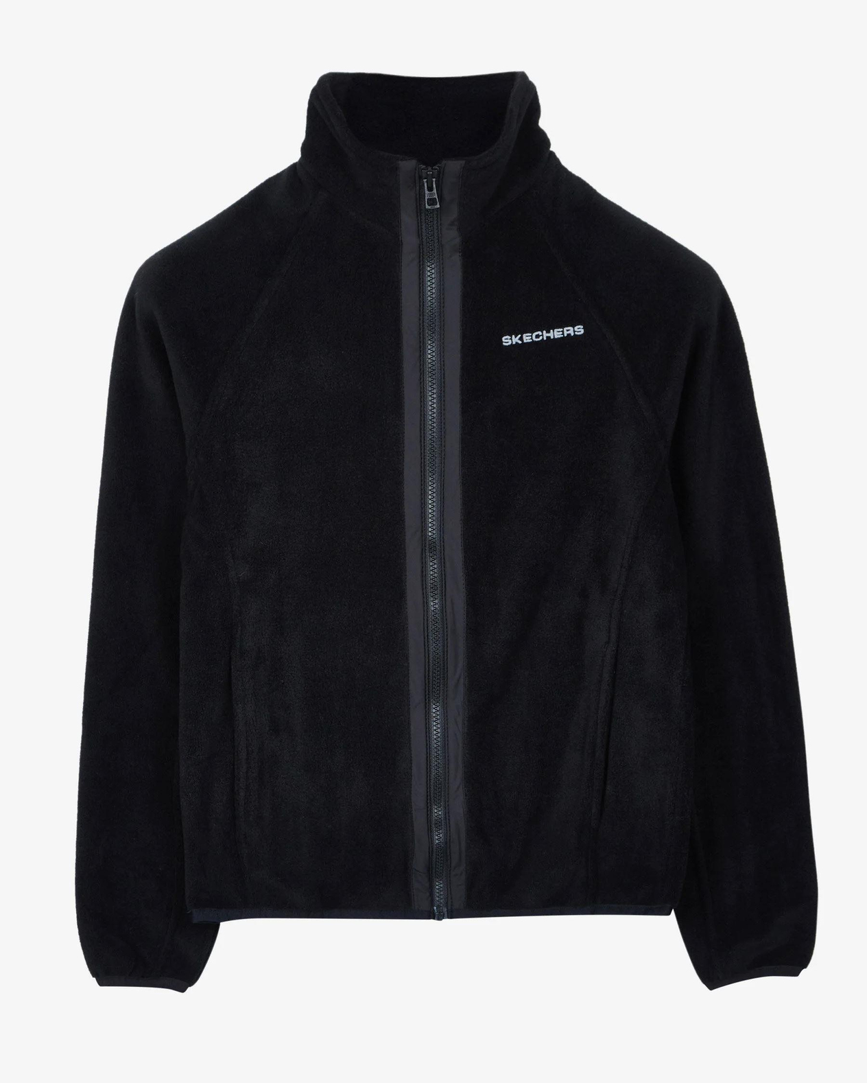 Skechers W Turtle Neck Full Zip Polar Kadın Siyah Polar