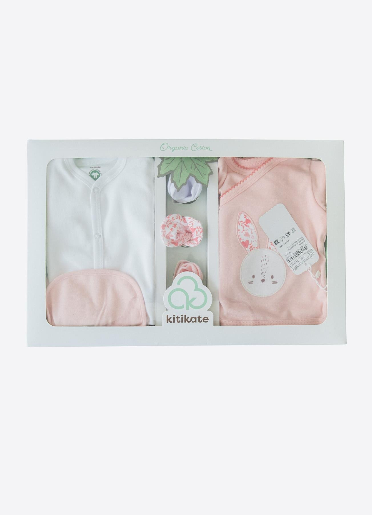 Organik Kiki 10'lu Zıbın Set Pembe