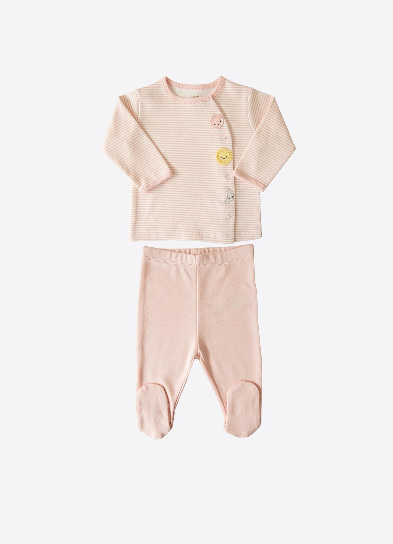 Organik New Dreams Line Planet 2li Takım Pembe
