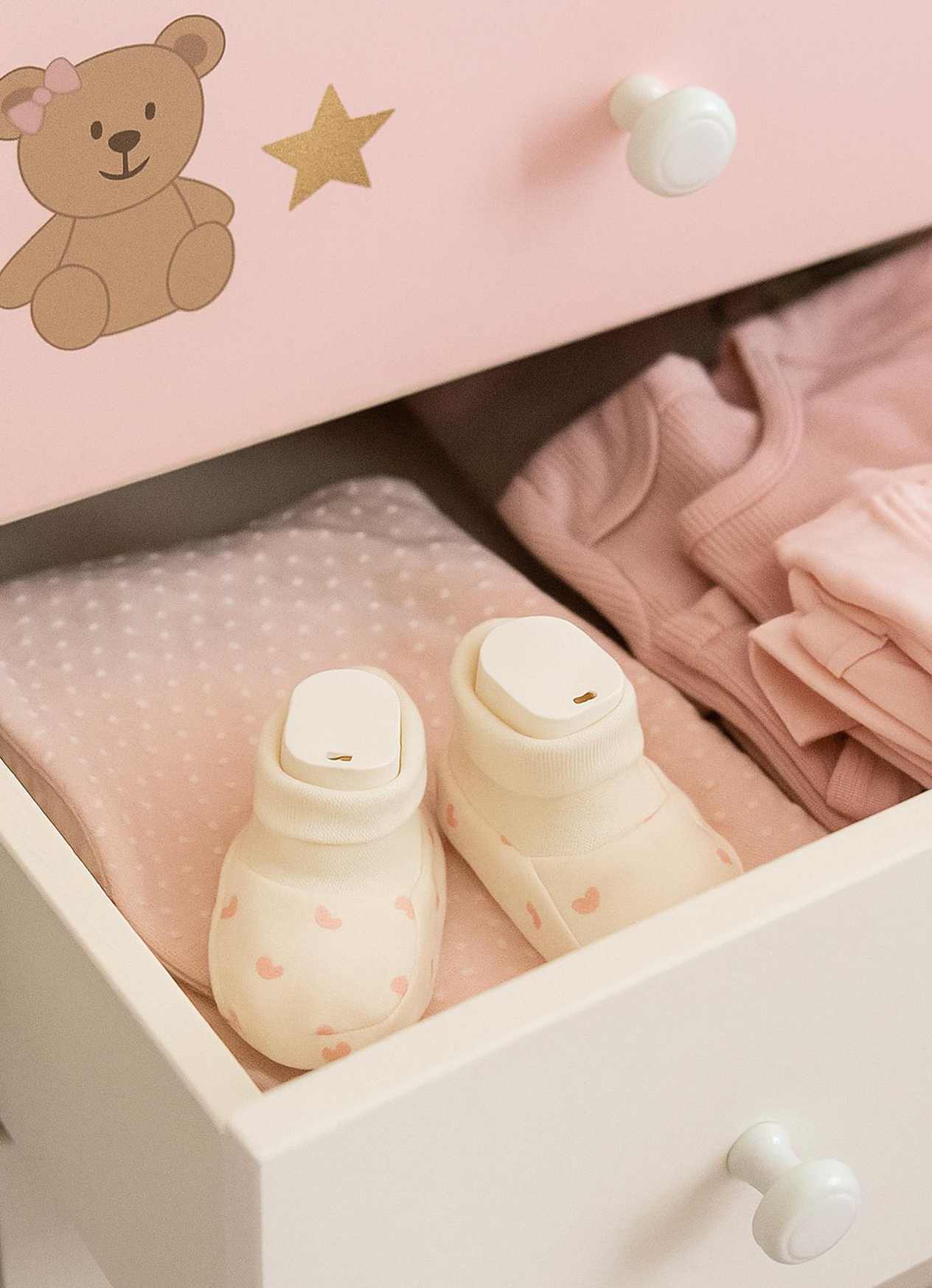 Organik New Dreams Patik Pembe Kalp
