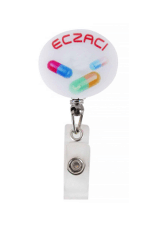 Eczacı Temalı Yoyo Yaka Kartlığı
