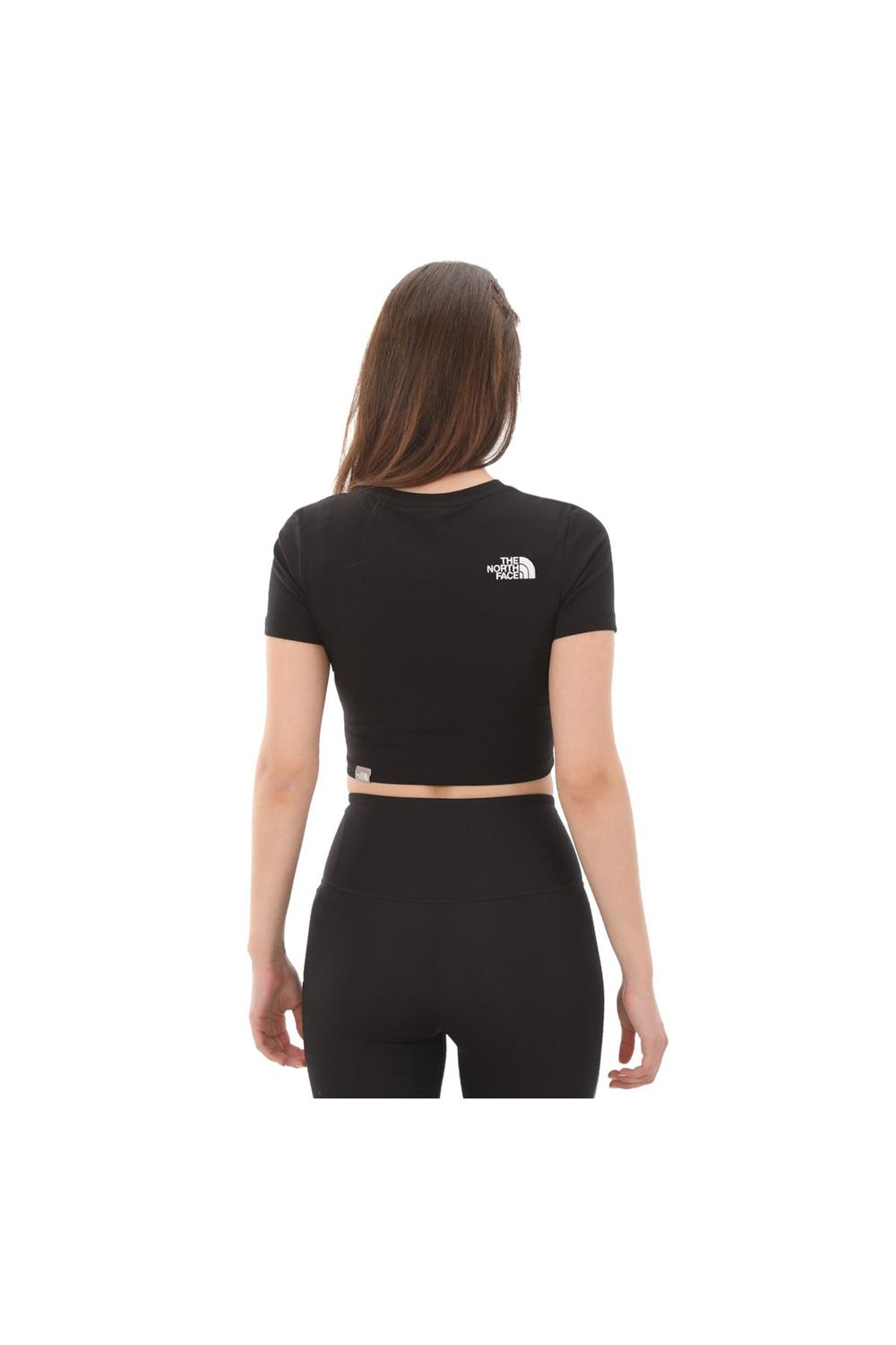 F0a55aojk31-r W S-s Essentıal Cropped Slım Tee Kadın T-shirt Siyah