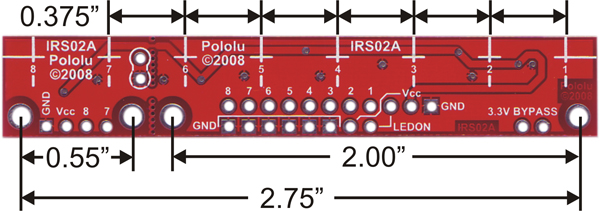 qtr-8rc dimension