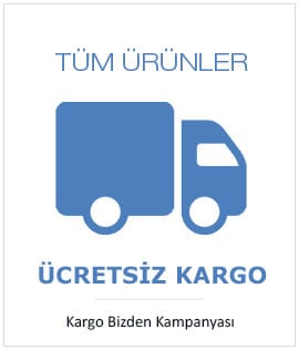 Tüm Alışverişlerinizde Ücretsiz Kargo