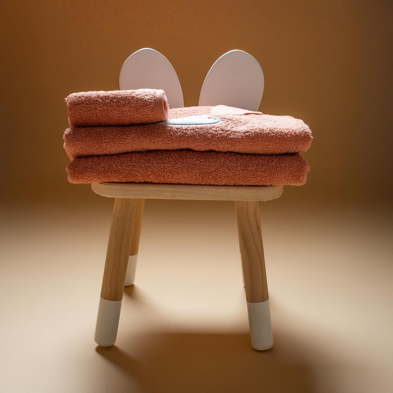 Havlu Seti (2 Parça) - Bath Time - Yavruağızı - 70 X 120 Cm