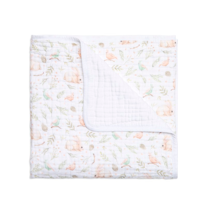 Tek Muslin Battaniye (4 Kat) - Garden - 120x120