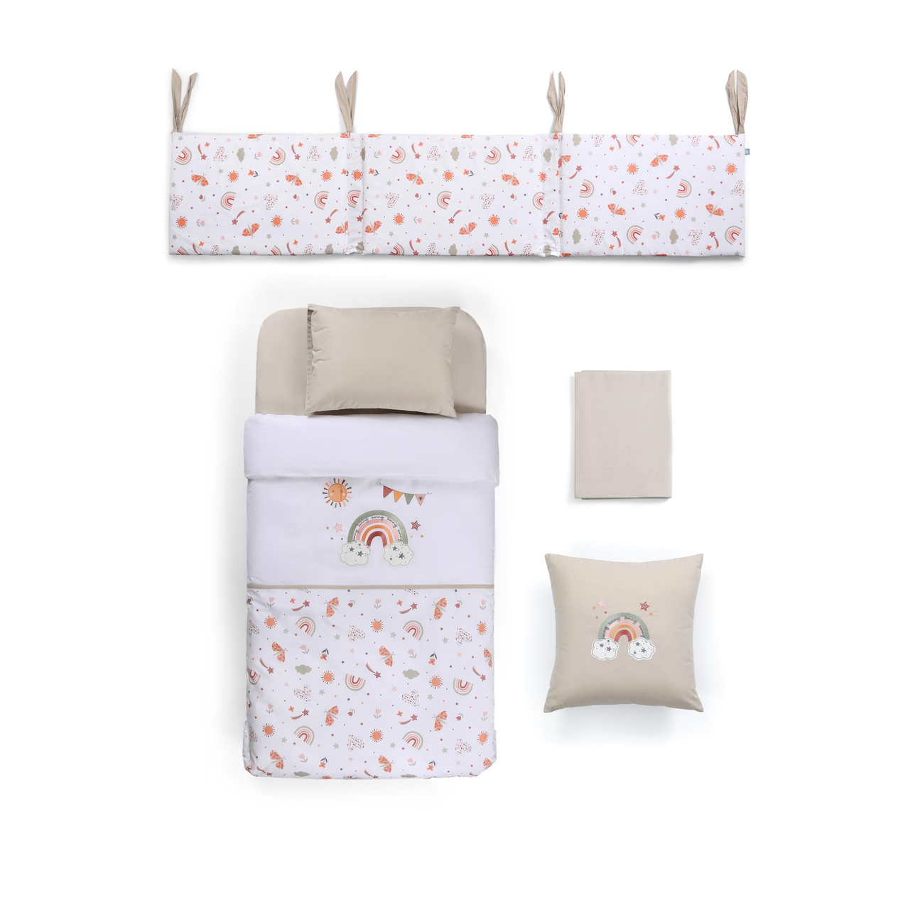 Uyku Seti / 7 parça - Sunny - Bej - 60/70 Cm