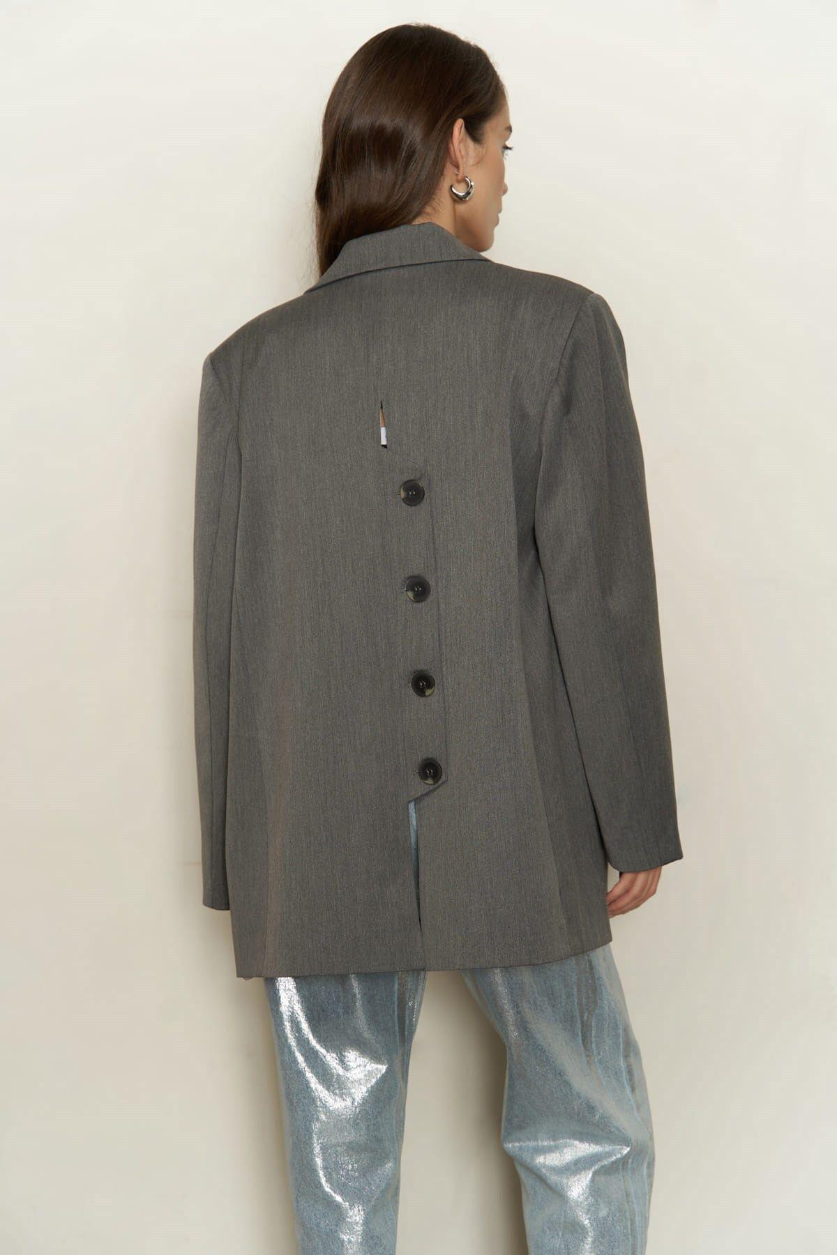 Spencer Füme Blazer Ceket