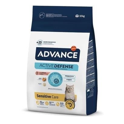 Advance Cat Sensitive Somonlu Hassas Kedi Maması 10 Kg
