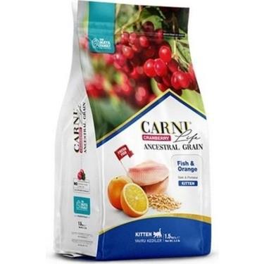 Carni Life Cranberry Ancestral Grain Kedi Balık & Portakal Kitten 1.5 KG