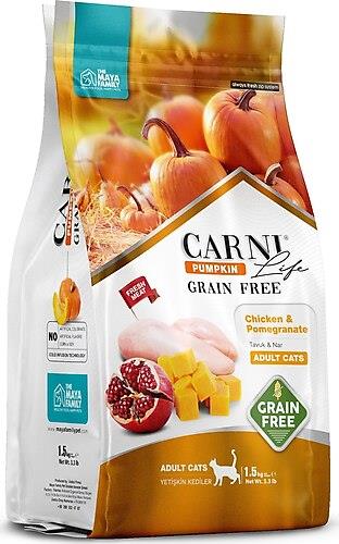 Carni Life Pumpkin Tahılsız Kedi Tavuk & Nar Yetişkin 1.5 KG