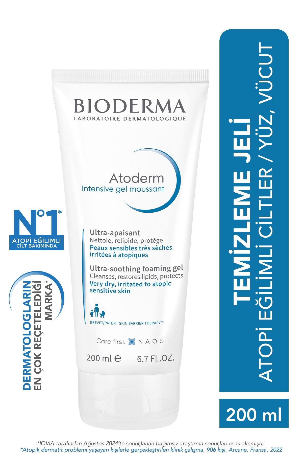 Bioderma Atoderm Intensive Foaming Gel Moussant Temizleyici Jel 200 ml