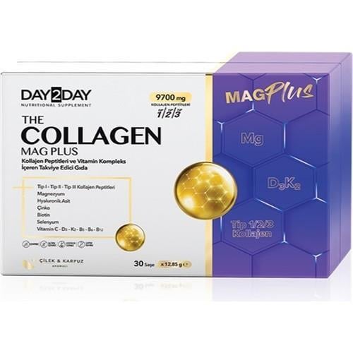 Day2Day Collagen Mag Plus Tip 1 / Tip 2 / Tip 3 9.700 mg 30 Saşe  x 12,85 g