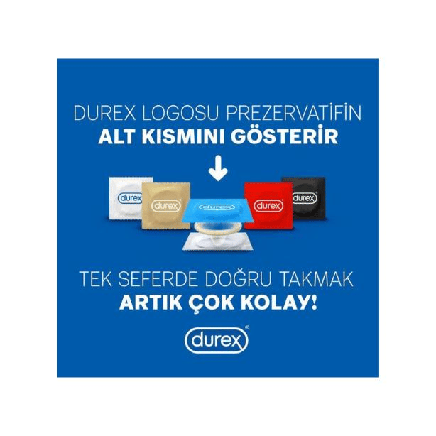 Durex Prezervatif Gerçek Dokunuş Standart Fit 10 lu