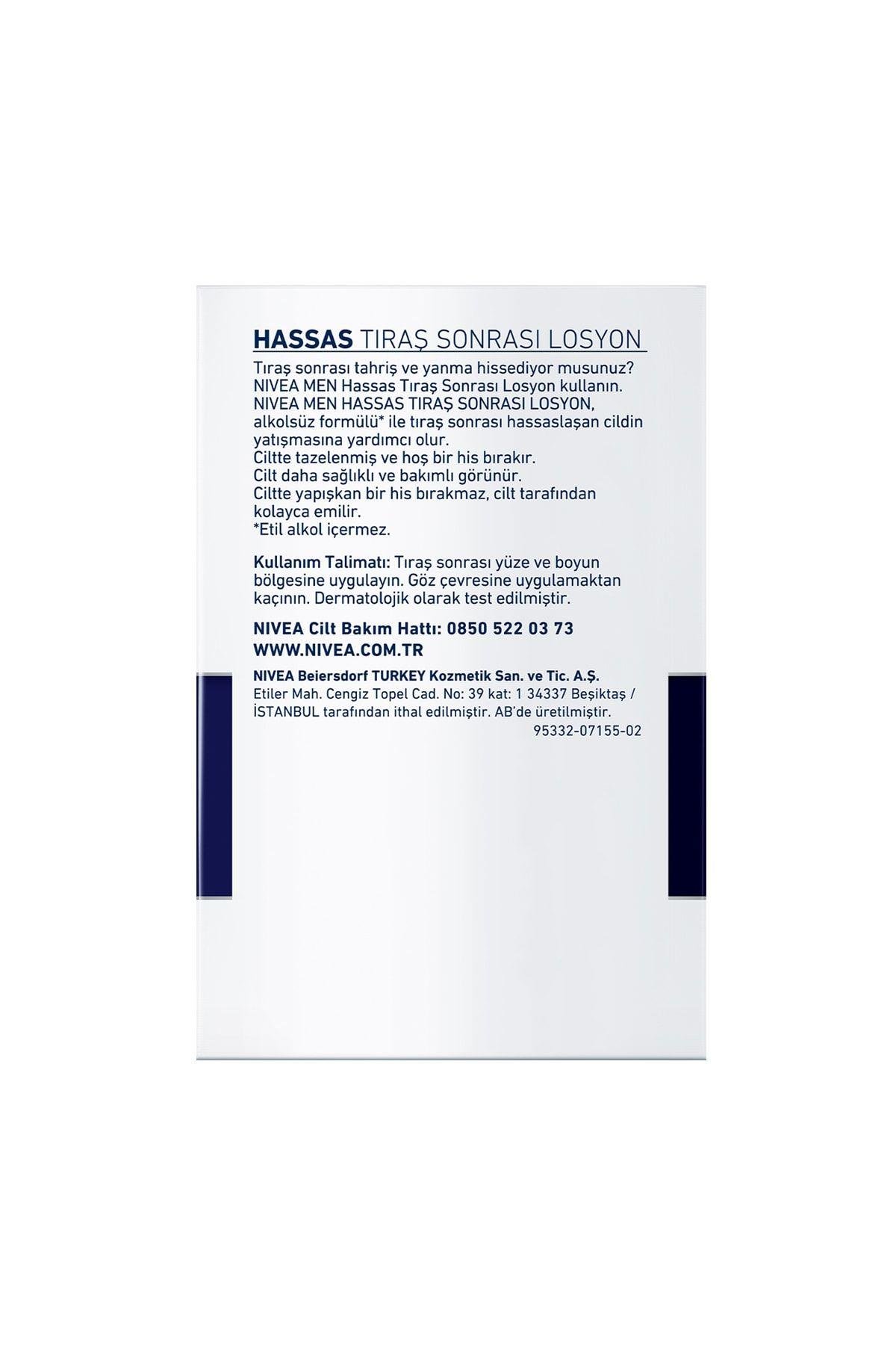 Nivea Men Tıraş Sonrası Balsam Hızlı Rahatlama Hasas 100 ml 