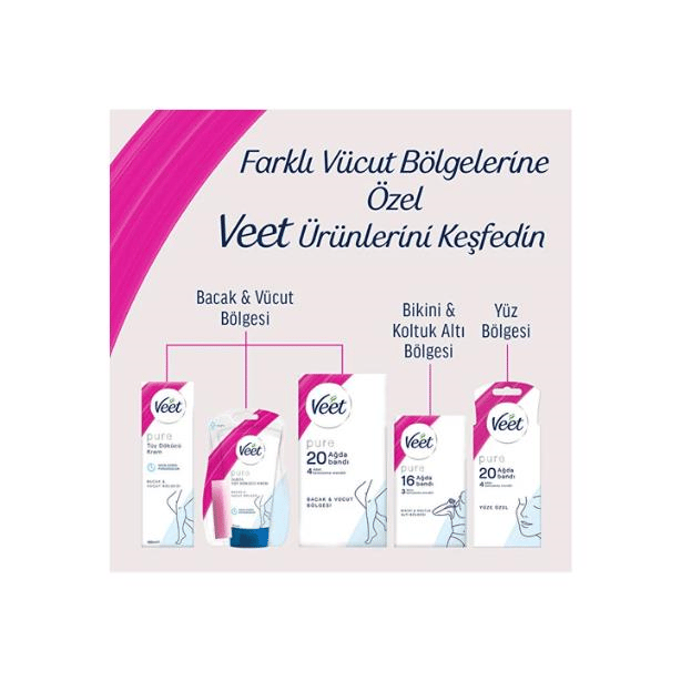 Veet Duşta Tüy Dökücü Krem Bacak ve Vücut Bölgesi Hassas Ciltler 150 ml