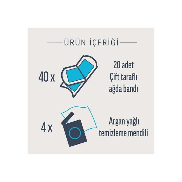 Veet Sir Ağda Bantları Professional Hasas Ciltler İçin Bacak ve Vücut Bölgesi 40 lı