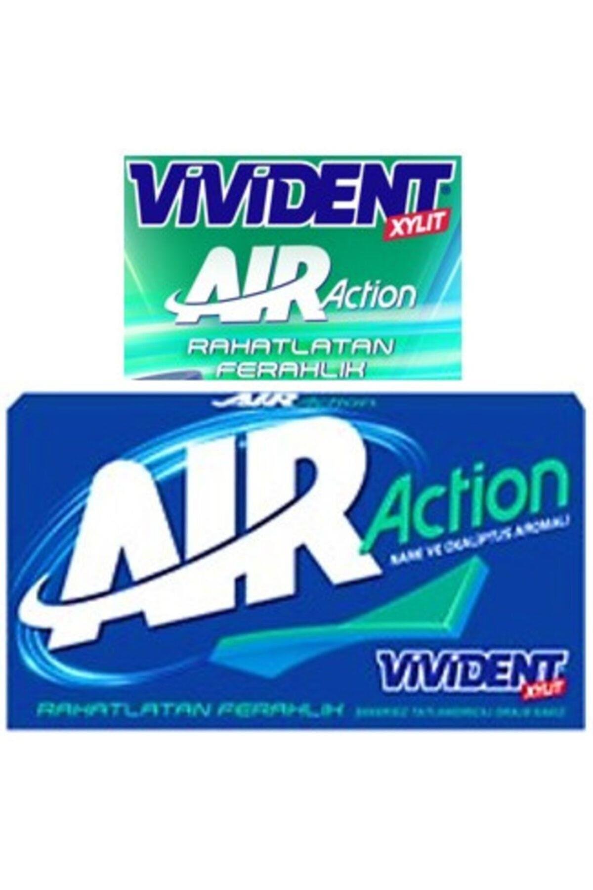 Vivident Air Action Rahatlatan Ferahlık Nane Aromalı Şekersiz Sakız 26 g x 18 Adet