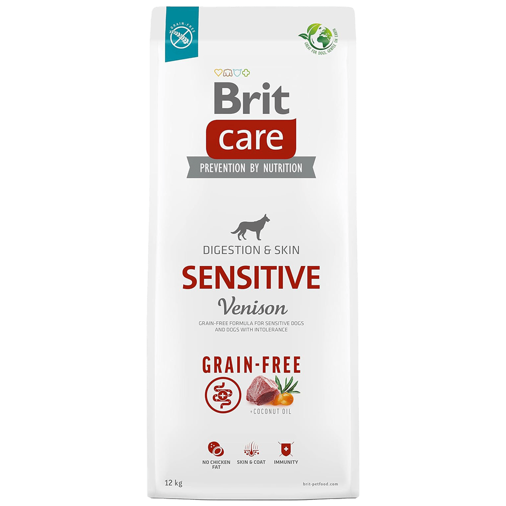 Brit Care Sensitive Digestion & Skin Mono Protein Geyikli Tahılsız Yetişkin Köpek Maması 12kg