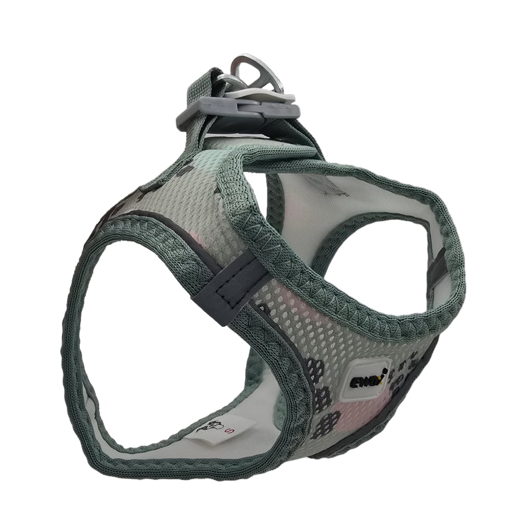 Ewox Air Mesh Puantiyeli Pati Desenli Göğüs Tasması XS