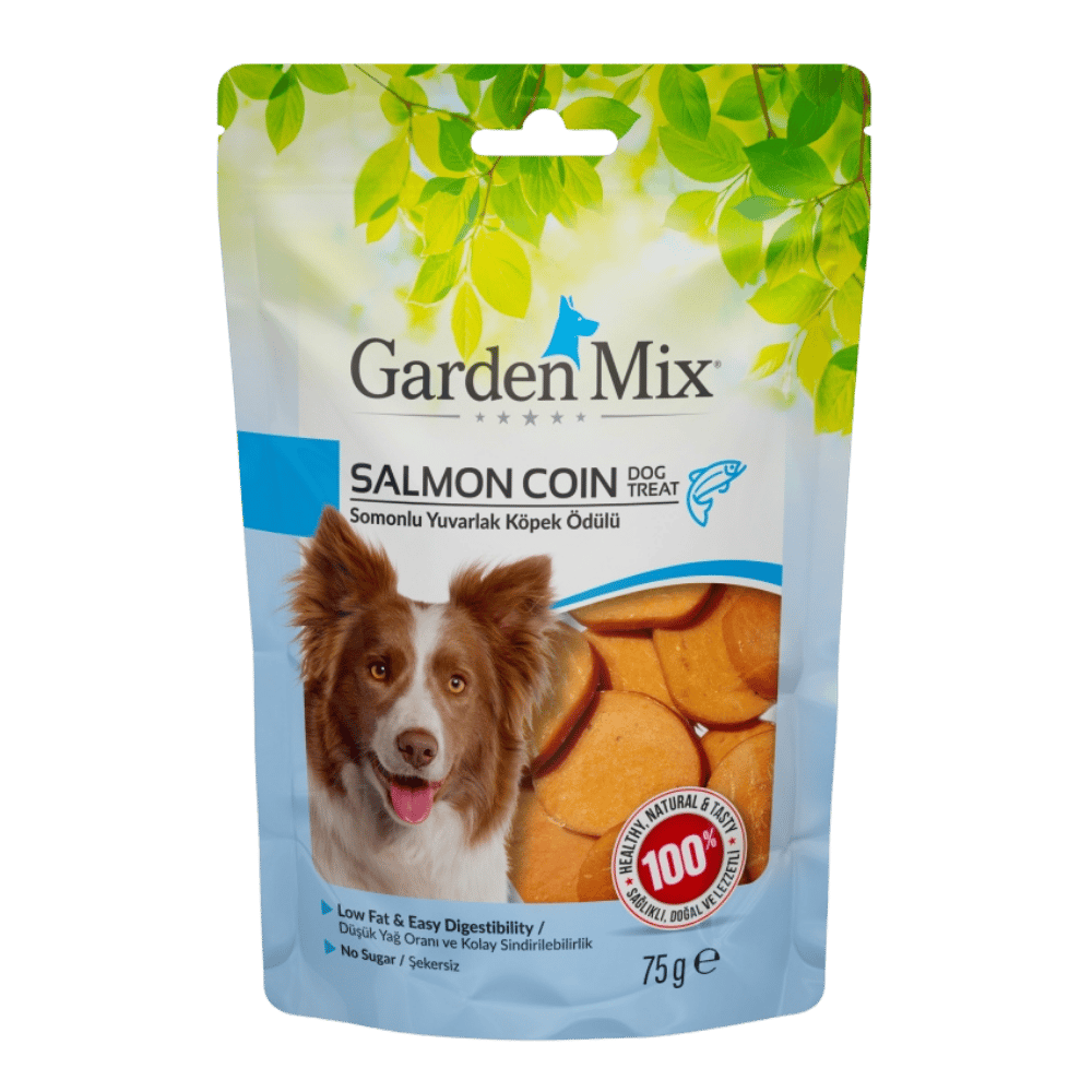 Garden Mix Somonlu Yuvarlak Köpek Ödülü 75 Gr