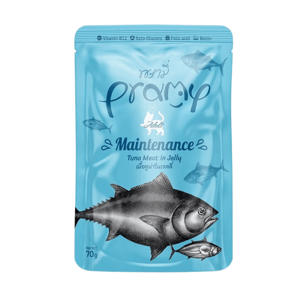 Pramy Maintenance Jöle İçinde Yağsız Ton Balıklı Kedi Konservesi 70gr
