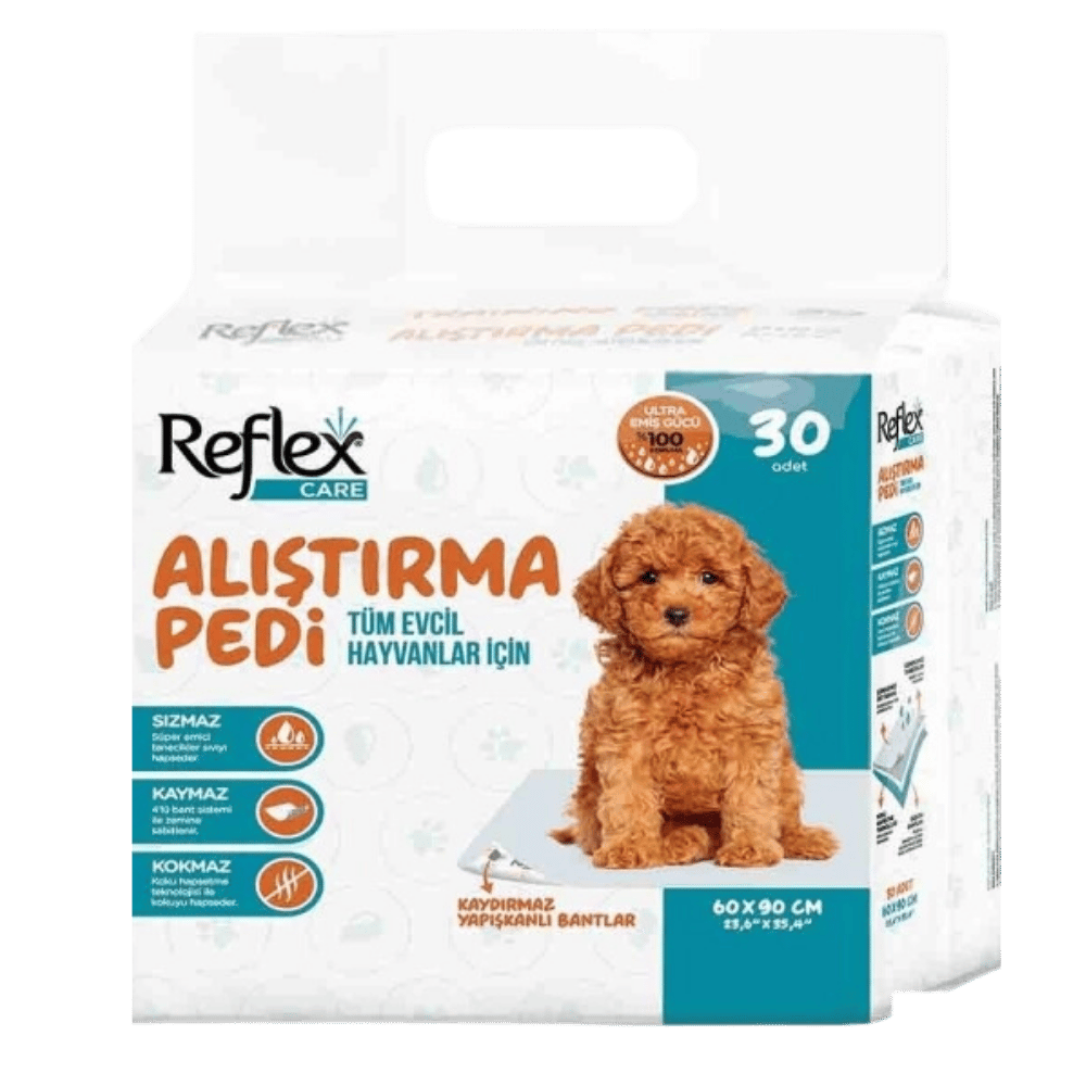 Reflex Care Kaydırmaz Köpek Alıştırma Pedi 60x90cm 30adet
