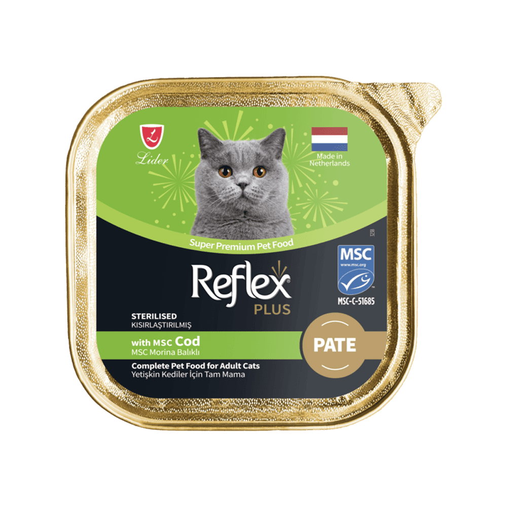 Reflex Plus Ezme Morina Balıklı Kısırlaştırılmış Kedi Konservesi 85gr