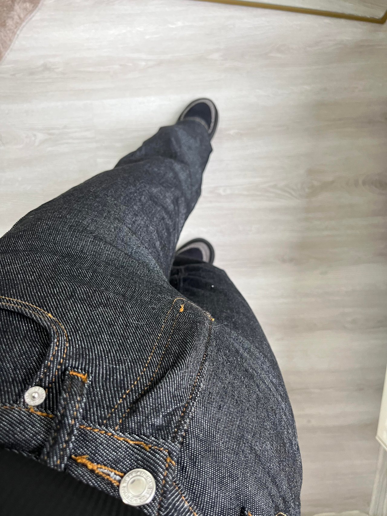 Lacivert Bol Kesim Jean