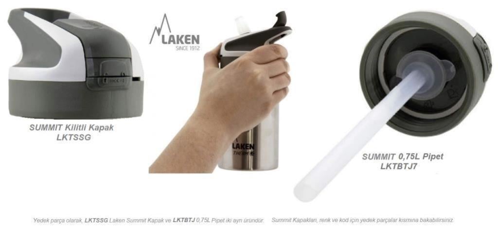 Laken Çelik 18/8 Summit Termos Şişe 0,75L - Haki LKTS7K